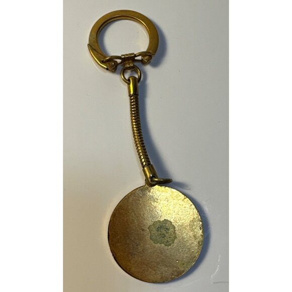Vintage 88th Shriners Convention Toronto Canada 1962 Gold Tone Keychain Souvenir - Picture 4 of 6